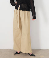 ウエストギャザーチノパンツ