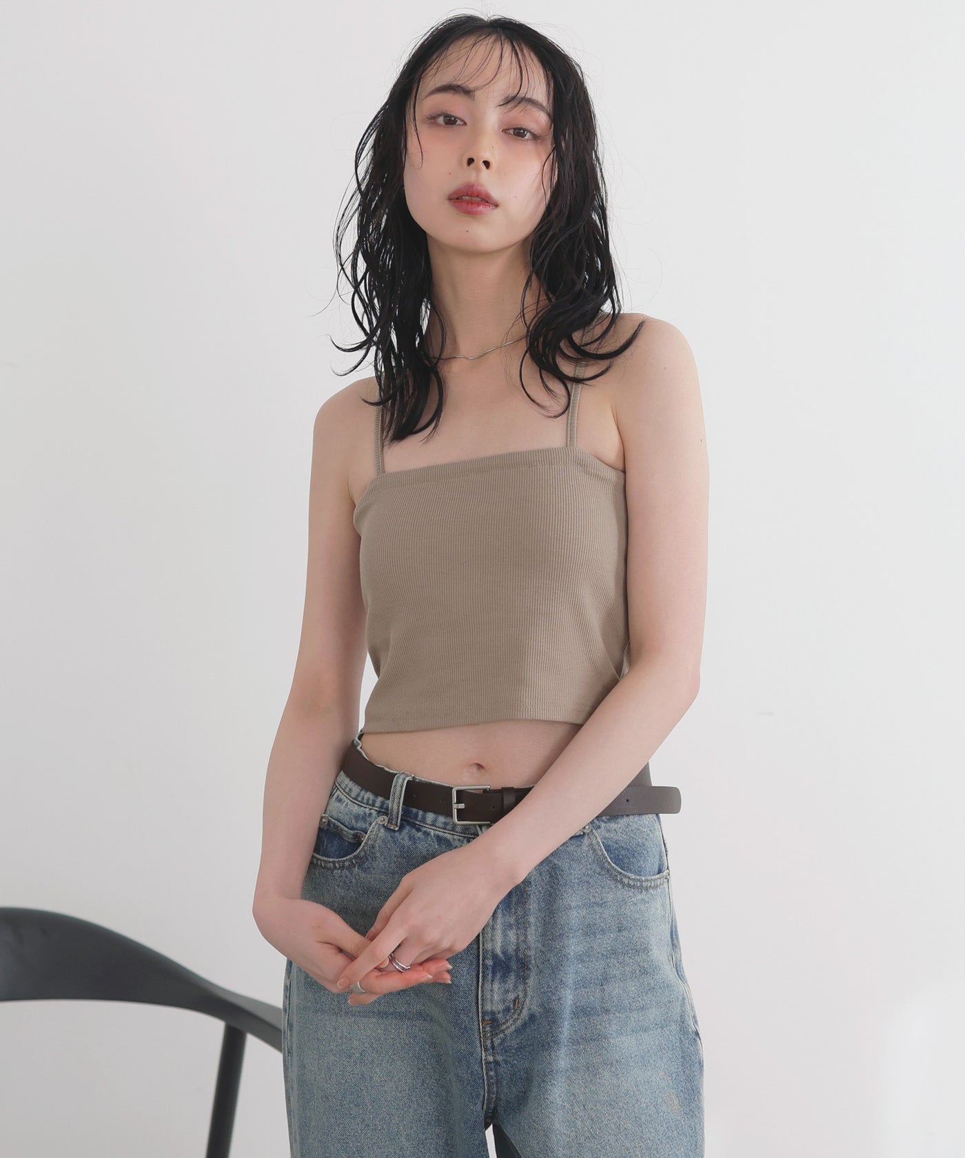 タグ付✨ルミニョン　ルームウェア　lumignon カップ付き　パジャマ 空港 CITRINE Chakra キャミソール タンクトップ カップ付き ブラ