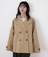 【mayu × LIAN】ハーフトレンチコート