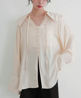 ビッグカラーシアースキッパーブラウス