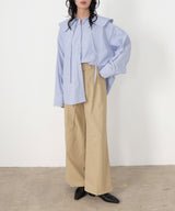 ウエストギャザーチノパンツ