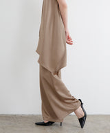 サテンイージーパンツ