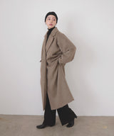 シャギーダブルロングコート