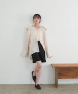 ビッグカラーシアースキッパーブラウス