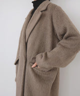 シャギーダブルロングコート