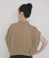 フレンチスリーブボックスシャツ