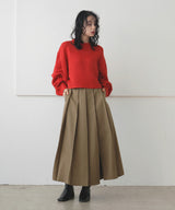 プリーツスリットスカート