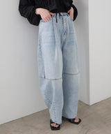 コクーンデニムパンツ