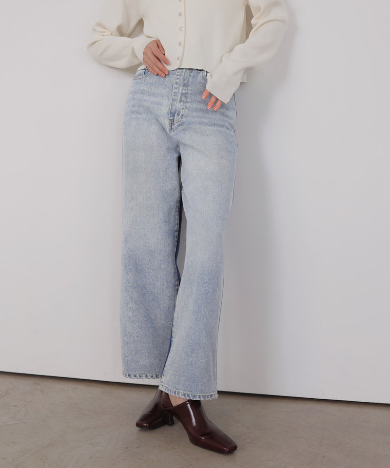 ストレートバイカラーデニムパンツ – LIAN