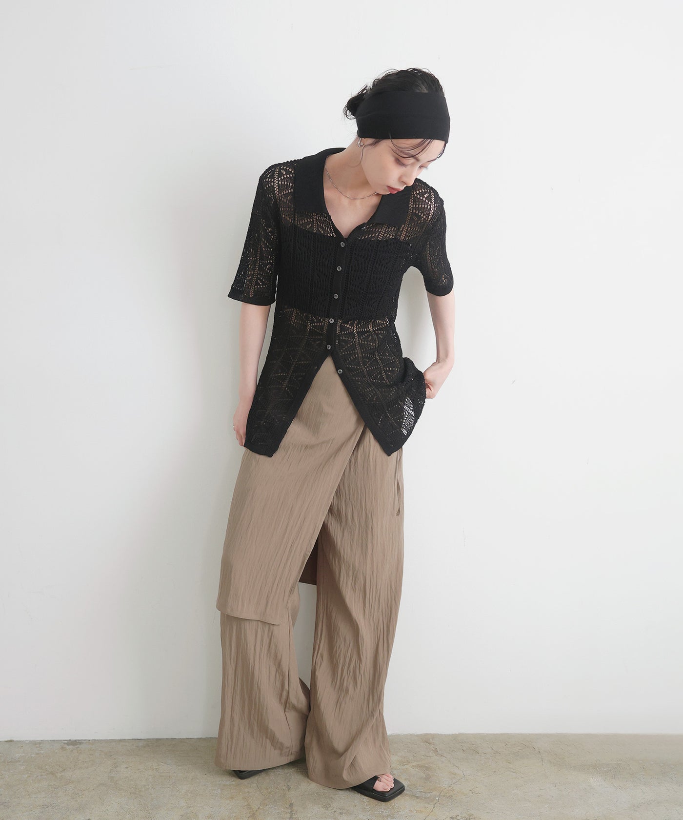 fig london ポロ ニット 半袖 fig london ニットポロ ピンク - メルカリ