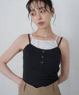 レイヤードヘンリーキャミソール