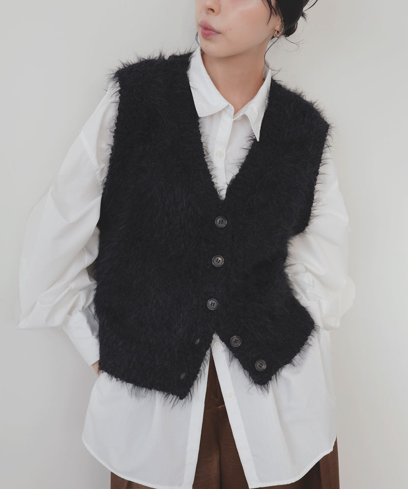 【8月下旬予約商品】フェザーＶネックニット