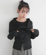 ストールセットクルーネックカーディガン