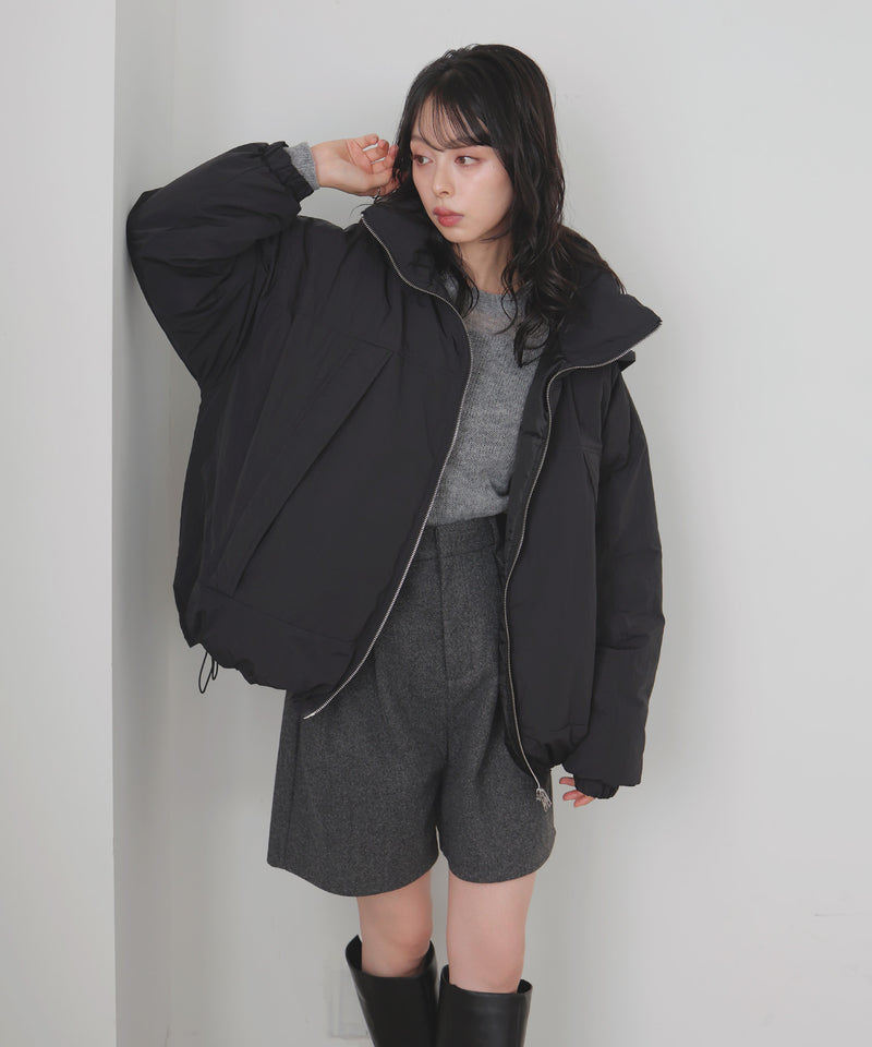 【10月下旬予約商品】　【ayu×LIAN】ファイバーダウンフードデザインジャケット