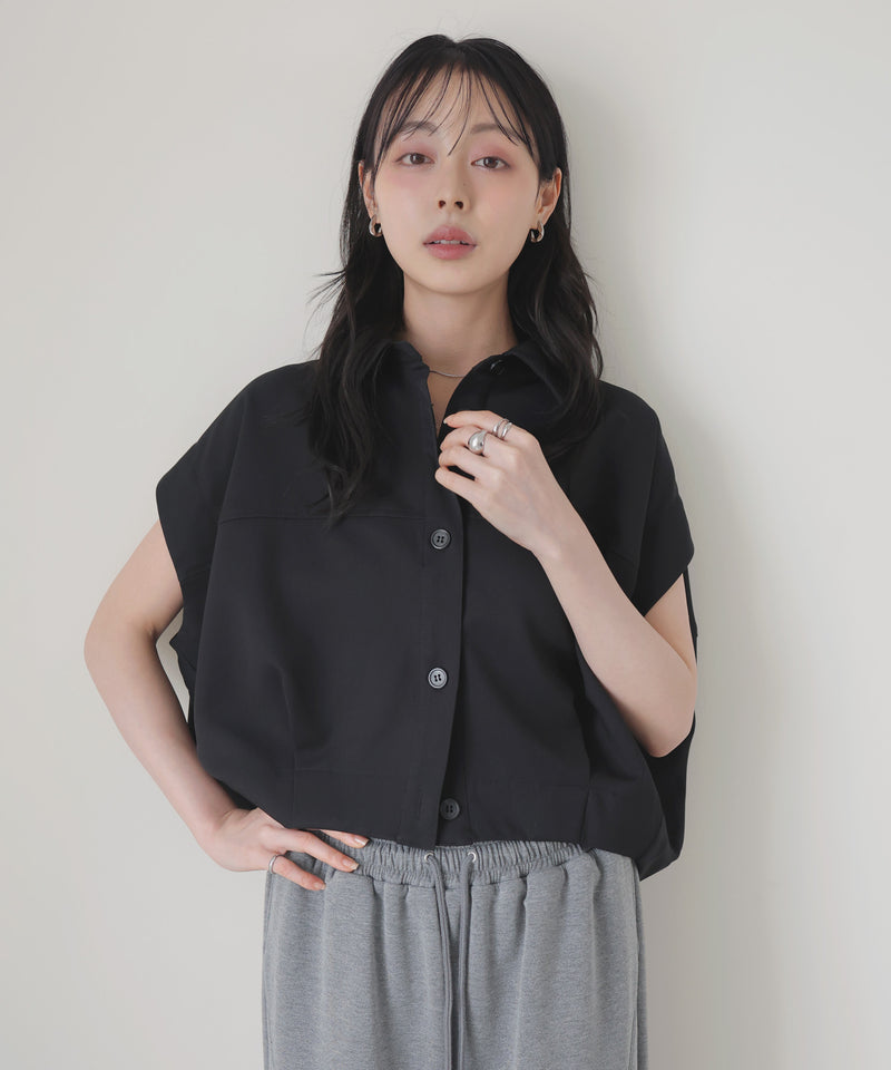 一部予約商品【セットアップ対応】フレンチスリーブボックスシャツ – LIAN