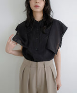 スクエアスリーブブラウス