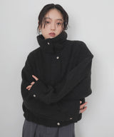 【11月上旬予約商品】シャギーバルーン2WAYネックブルゾン