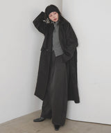 シャギーダブルロングコート