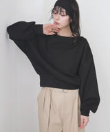 オフショルスウェットプルオーバー
