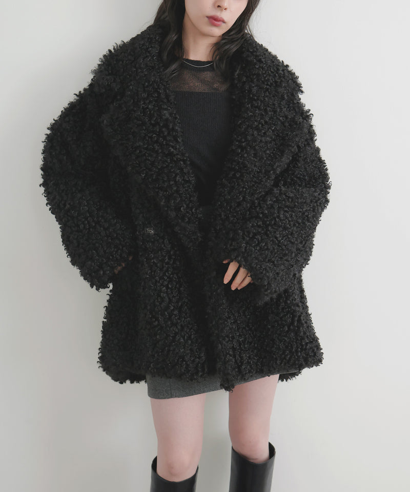 プードルファーテーラードコート