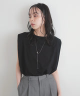 【新色追加 UVカット＆接触冷感】ショルダータックトップス
