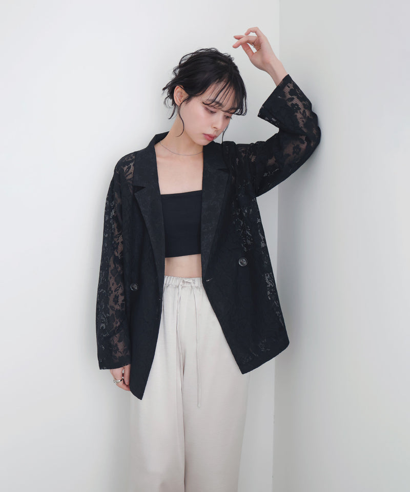 クロシェレースシアージャケット – LIAN