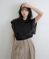 スクエアスリーブブラウス