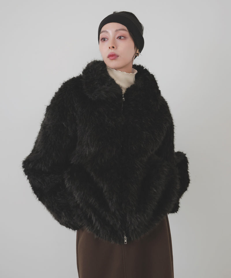 フェイクファースタンドブルゾン