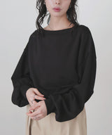 オフショルスウェットプルオーバー