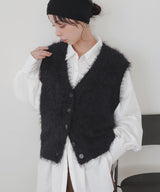 【8月下旬予約商品】フェザーＶネックニット