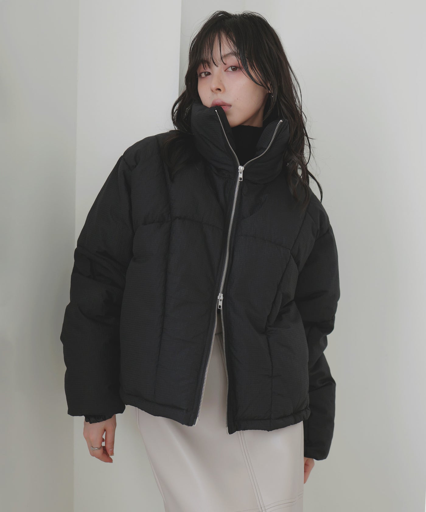 LIAN チェックファイバーショートダウン チェックファイバーショートダウン – LIAN