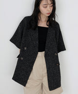 サマーツイードハーフジャケット