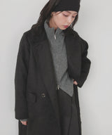 シャギーダブルロングコート