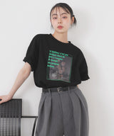 フラワーフォトロゴTシャツ
