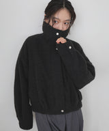 【11月上旬予約商品】シャギーバルーン2WAYネックブルゾン