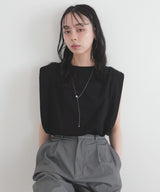 【新色追加 UVカット＆接触冷感】ショルダータックトップス