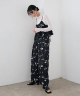 フラワープリントキャミビスチェ