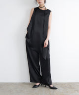 サテンイージーパンツ