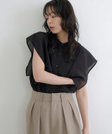 スクエアスリーブブラウス