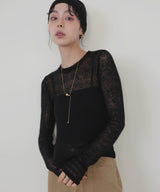 ウールモヘアシアーニット