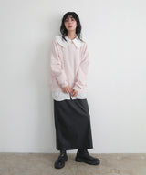 ウォッシャブルフェイクレザーナロースカート