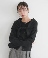 ストールセットクルーネックカーディガン