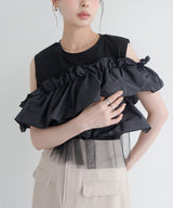 マルチウェイフリルデザイントップス