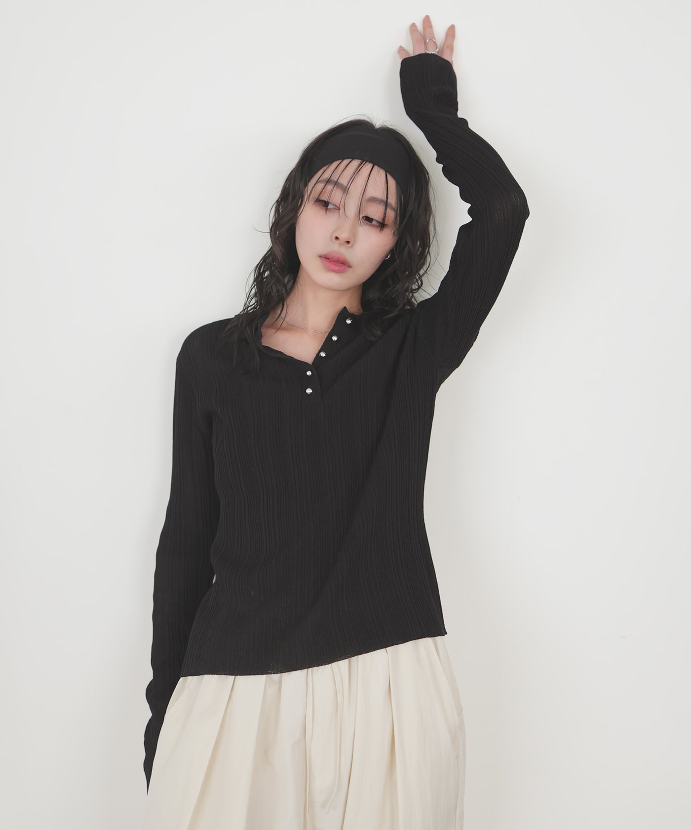 NOBLE ベイクルーズ　メタルボタンポロニット NOBLE ベイクルーズ メタルボタンポロニット 【公式通販】