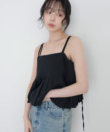 一部予約商品【セットアップ対応】プリーツビスチェキャミ