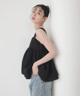 バイカラーツイードキャミ