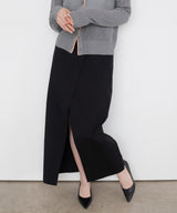 アシンメトリーラップチノスカート