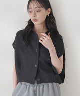 フレンチスリーブボックスシャツ