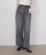 ストレートバイカラーデニムパンツ