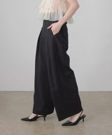 ツータックドレープワイドパンツ